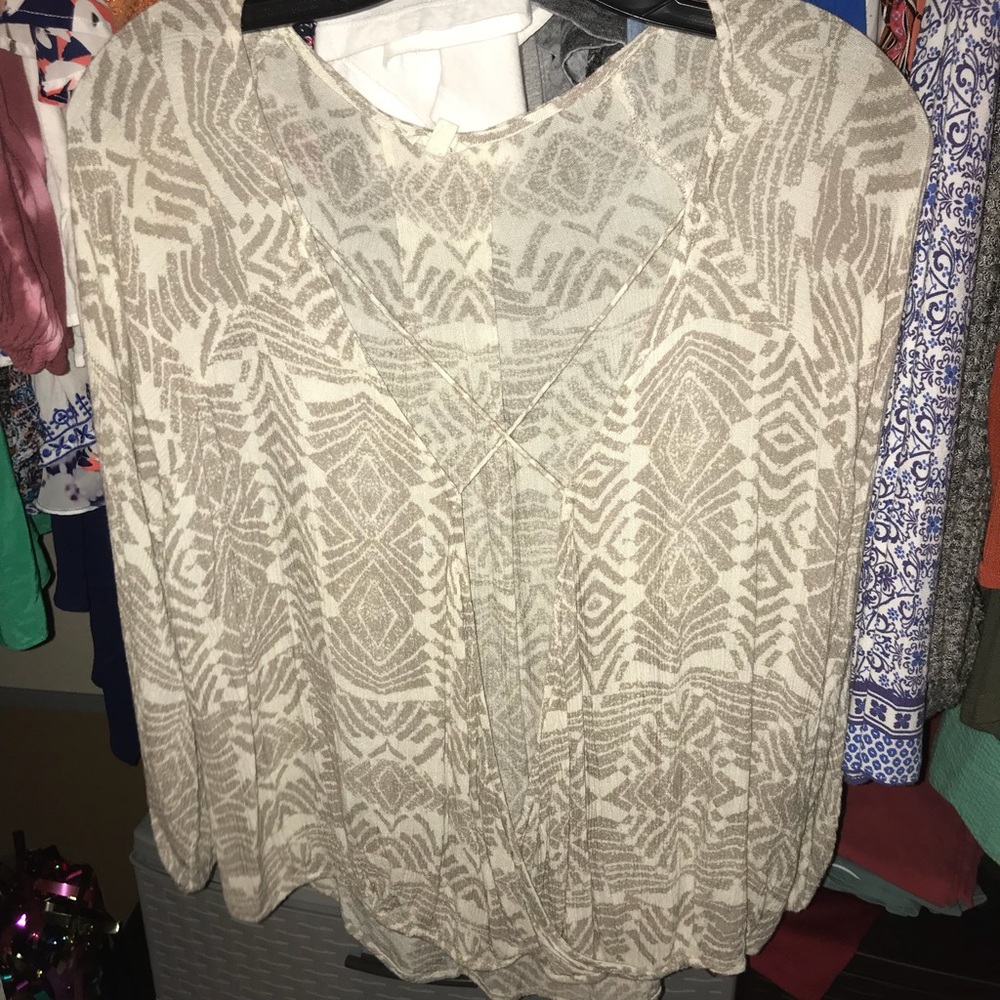 Criss cross top